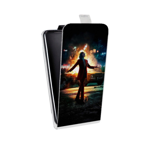 Дизайнерский вертикальный чехол-книжка для Huawei P10 Plus Джокер