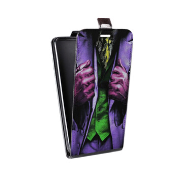 Дизайнерский вертикальный чехол-книжка для Iphone 7 Джокер (на заказ)