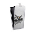 Дизайнерский вертикальный чехол-книжка для LG V20 Коты