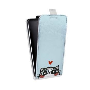 Дизайнерский вертикальный чехол-книжка для Xiaomi RedMi Note 4 Коты (на заказ)