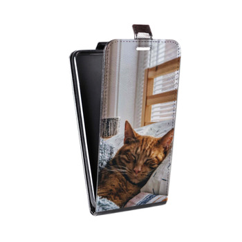 Дизайнерский вертикальный чехол-книжка для Iphone 7 Коты (на заказ)