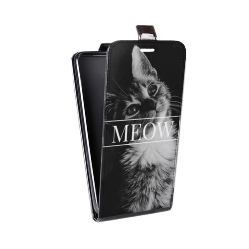 Дизайнерский вертикальный чехол-книжка для Samsung Galaxy J7 Коты