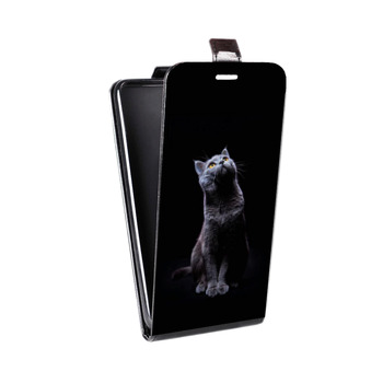 Дизайнерский вертикальный чехол-книжка для HTC One Mini Коты (на заказ)