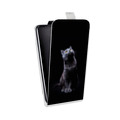 Дизайнерский вертикальный чехол-книжка для Huawei Honor 7C Pro Коты