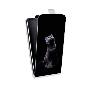 Дизайнерский вертикальный чехол-книжка для HTC Desire V Коты (на заказ)