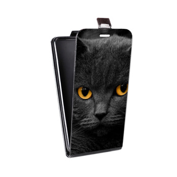 Дизайнерский вертикальный чехол-книжка для Samsung Galaxy S5 (Duos) Коты (на заказ)