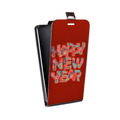 Дизайнерский вертикальный чехол-книжка для HTC Desire 530 Happy 2020