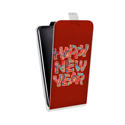 Дизайнерский вертикальный чехол-книжка для LG G7 Fit Happy 2020