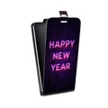 Дизайнерский вертикальный чехол-книжка для HTC Desire 200 Happy 2020