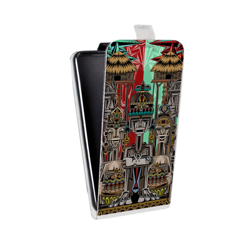 Дизайнерский вертикальный чехол-книжка для LG G7 Fit Мистические божества