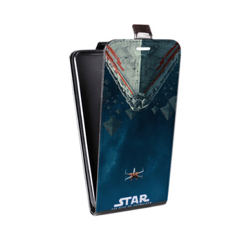 Дизайнерский вертикальный чехол-книжка для Iphone 7 Звездные войны (на заказ)
