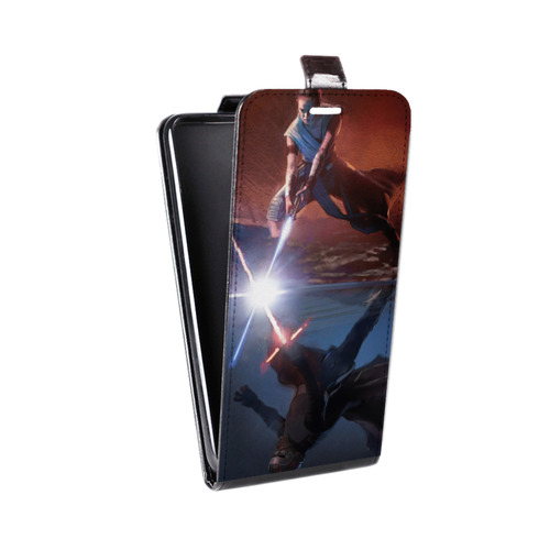 Дизайнерский вертикальный чехол-книжка для Sony Xperia XZ Звездные войны