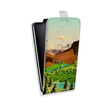 Дизайнерский вертикальный чехол-книжка для LG G Pro Lite Dual Романтика путешествий (на заказ)