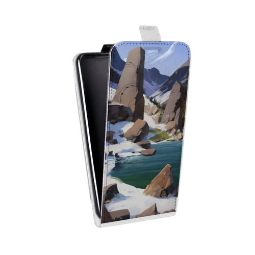 Дизайнерский вертикальный чехол-книжка для Iphone x10 Романтика путешествий