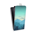 Дизайнерский вертикальный чехол-книжка для Samsung Galaxy Core Prime Романтика путешествий
