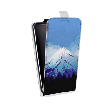 Дизайнерский вертикальный чехол-книжка для Samsung Galaxy Core Lite Романтика путешествий (на заказ)