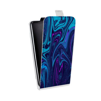 Дизайнерский вертикальный чехол-книжка для Samsung Galaxy A3 Размытые краски (на заказ)