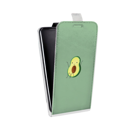 Дизайнерский вертикальный чехол-книжка для Xiaomi RedMi Note 4X Веселое авокадо