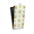 Дизайнерский вертикальный чехол-книжка для HTC Desire 530 Веселое авокадо