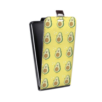 Дизайнерский вертикальный чехол-книжка для OnePlus 5 Веселое авокадо (на заказ)