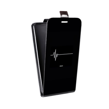 Дизайнерский вертикальный чехол-книжка для OnePlus 5 Черно и кратко (на заказ)