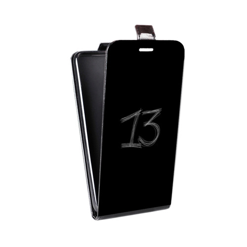 Дизайнерский вертикальный чехол-книжка для OnePlus 7 Pro Черно и кратко