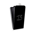 Дизайнерский вертикальный чехол-книжка для Realme 7 Pro Черно и кратко