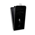 Дизайнерский вертикальный чехол-книжка для ASUS ZenFone Go ZB500KL Черно и кратко