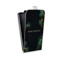Дизайнерский вертикальный чехол-книжка для ASUS ZenFone 3 Max ZC553KL Christmas 2020