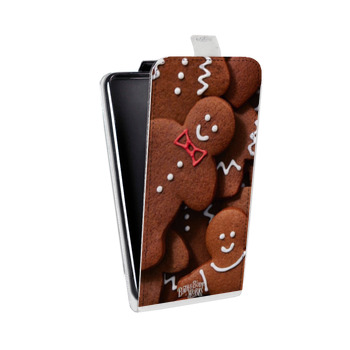 Дизайнерский вертикальный чехол-книжка для Alcatel One Touch Pop D5 Christmas 2020 (на заказ)