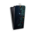 Дизайнерский вертикальный чехол-книжка для LG L70 Christmas 2020