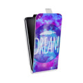 Дизайнерский вертикальный чехол-книжка для HTC Desire 601 Хроматические Облака