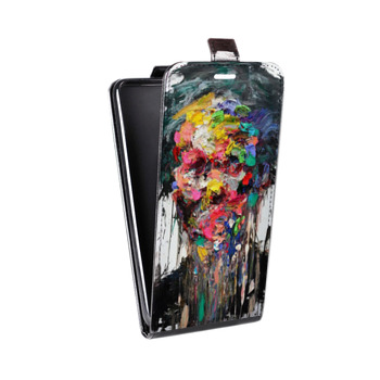 Дизайнерский вертикальный чехол-книжка для Samsung Galaxy S8 Plus Портреты мазками (на заказ)