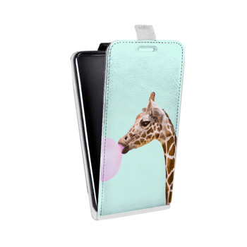 Дизайнерский вертикальный чехол-книжка для Sony Xperia E4g Мятные звери (на заказ)