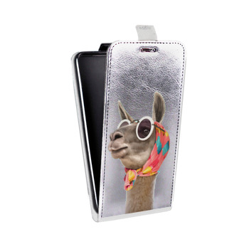 Дизайнерский вертикальный чехол-книжка для Huawei P9 Lite Мятные звери (на заказ)