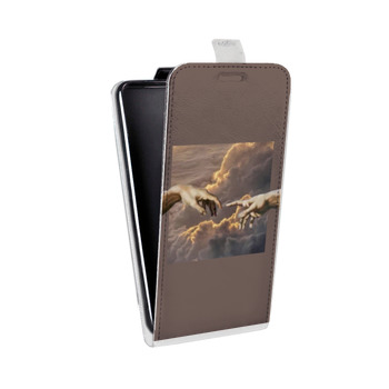 Дизайнерский вертикальный чехол-книжка для LG K7 Сотворение мира (на заказ)