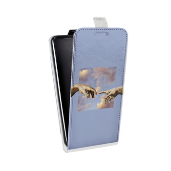 Дизайнерский вертикальный чехол-книжка для Samsung Galaxy S6 Edge Сотворение мира (на заказ)