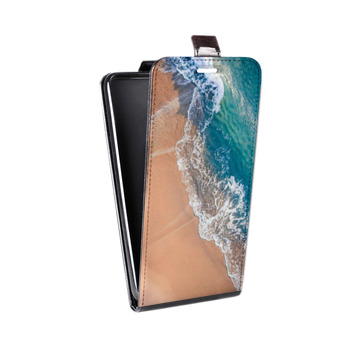 Дизайнерский вертикальный чехол-книжка для BlackBerry Motion Райский океан (на заказ)