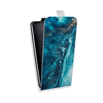 Дизайнерский вертикальный чехол-книжка для Samsung Galaxy S6 Edge Райский океан (на заказ)