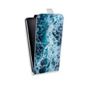 Дизайнерский вертикальный чехол-книжка для LG G7 Fit Райский океан
