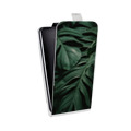 Дизайнерский вертикальный чехол-книжка для ASUS ZenFone Go ZB500KL Нуарные листья