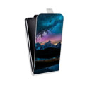 Дизайнерский вертикальный чехол-книжка для Samsung Galaxy A30 Магический космос