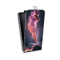 Дизайнерский вертикальный чехол-книжка для Samsung Galaxy Grand Магический космос