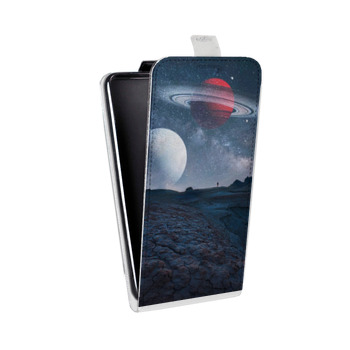 Дизайнерский вертикальный чехол-книжка для HTC Desire 626 Магический космос (на заказ)