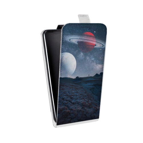 Дизайнерский вертикальный чехол-книжка для Huawei Honor 30 Магический космос