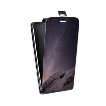 Дизайнерский вертикальный чехол-книжка для Samsung Galaxy S6 Edge Магический космос (на заказ)