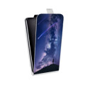 Дизайнерский вертикальный чехол-книжка для Samsung Galaxy Grand Магический космос