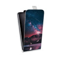 Дизайнерский вертикальный чехол-книжка для HTC One A9S Магический космос