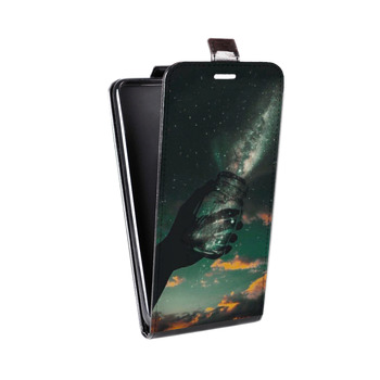 Дизайнерский вертикальный чехол-книжка для OnePlus 5 Магический космос (на заказ)