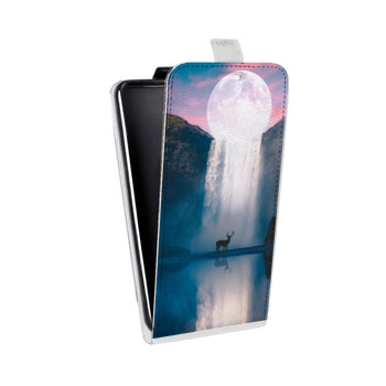 Дизайнерский вертикальный чехол-книжка для HTC U12 Plus Магический космос (на заказ)